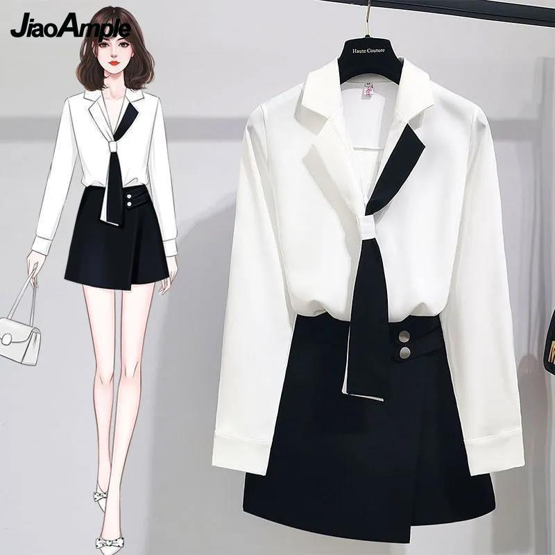 Korean Lifestyle - 2025 Girl White Shirt Top Midi