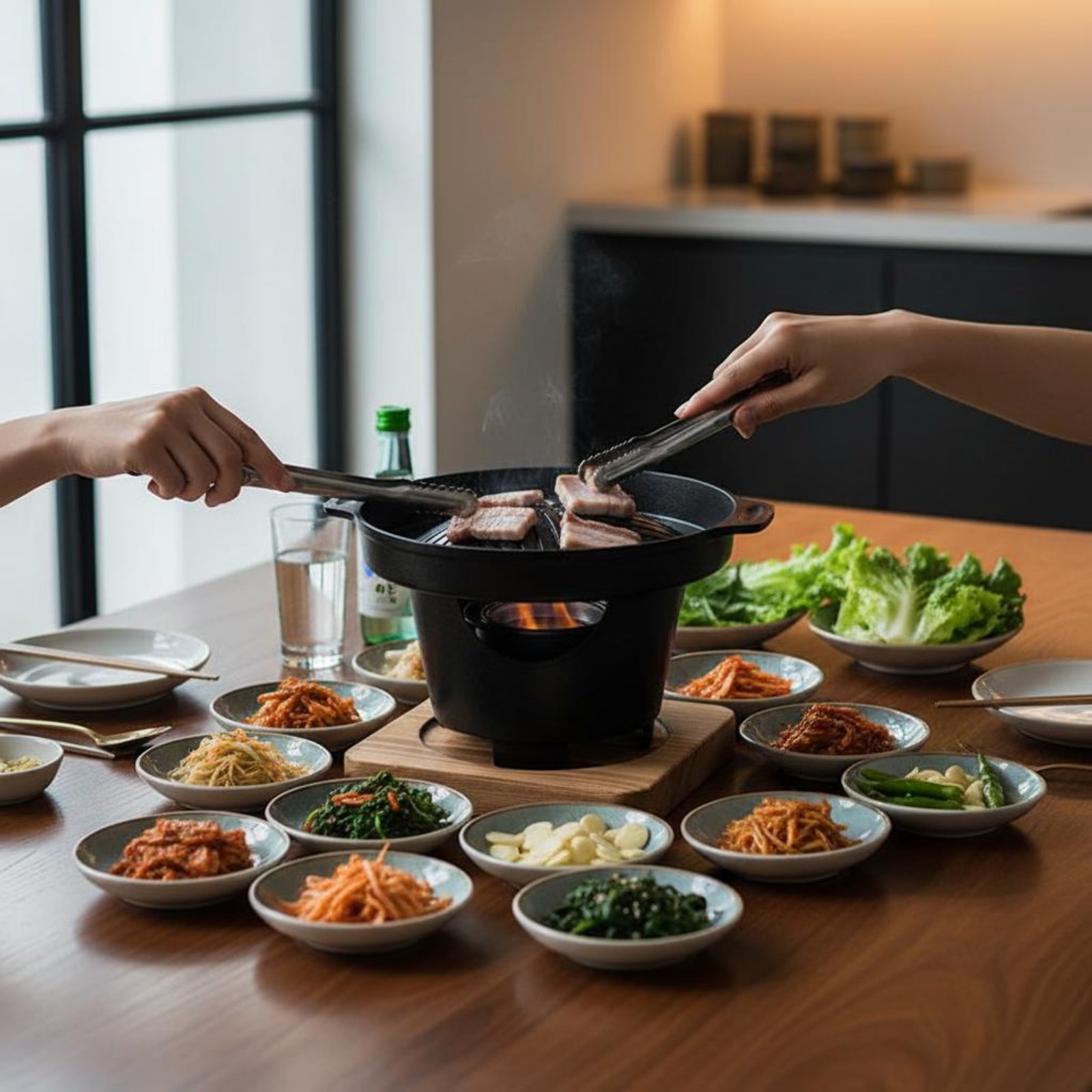 Korean Bbq Grill - Korean Barbecue Plate Non-Stick Mini Individual