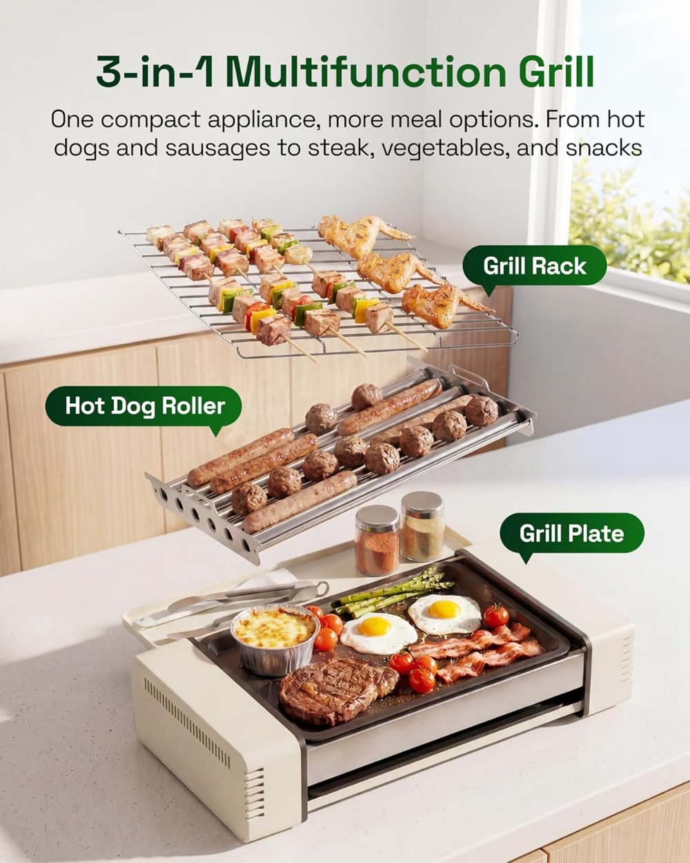 3-in-1 Smokeless Indoor Grill  – обзор и цена Korean Bbq Grill