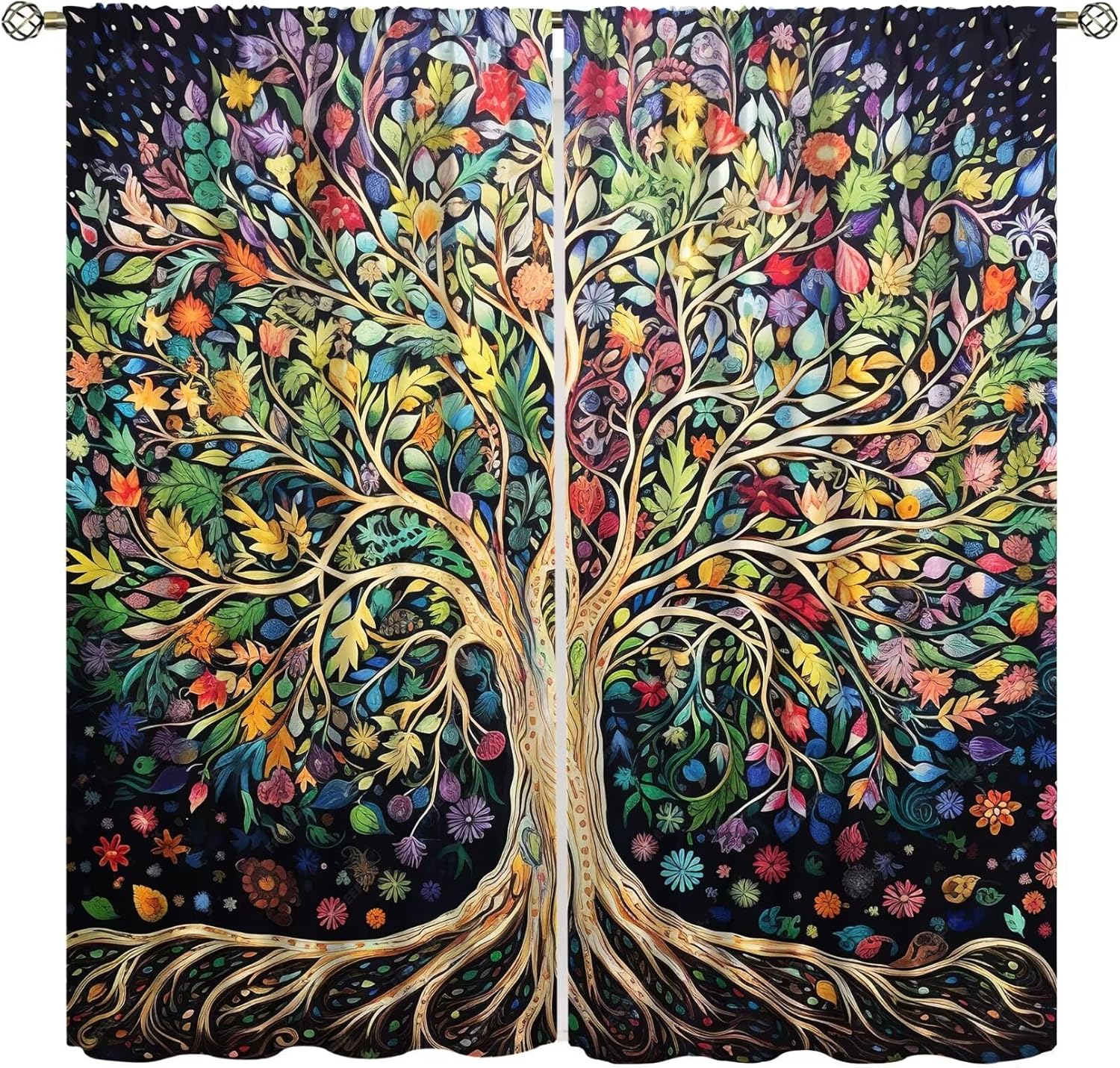 Tree of Life Curtains, Fantasy – обзор и цена Modern Korean Lifestyle