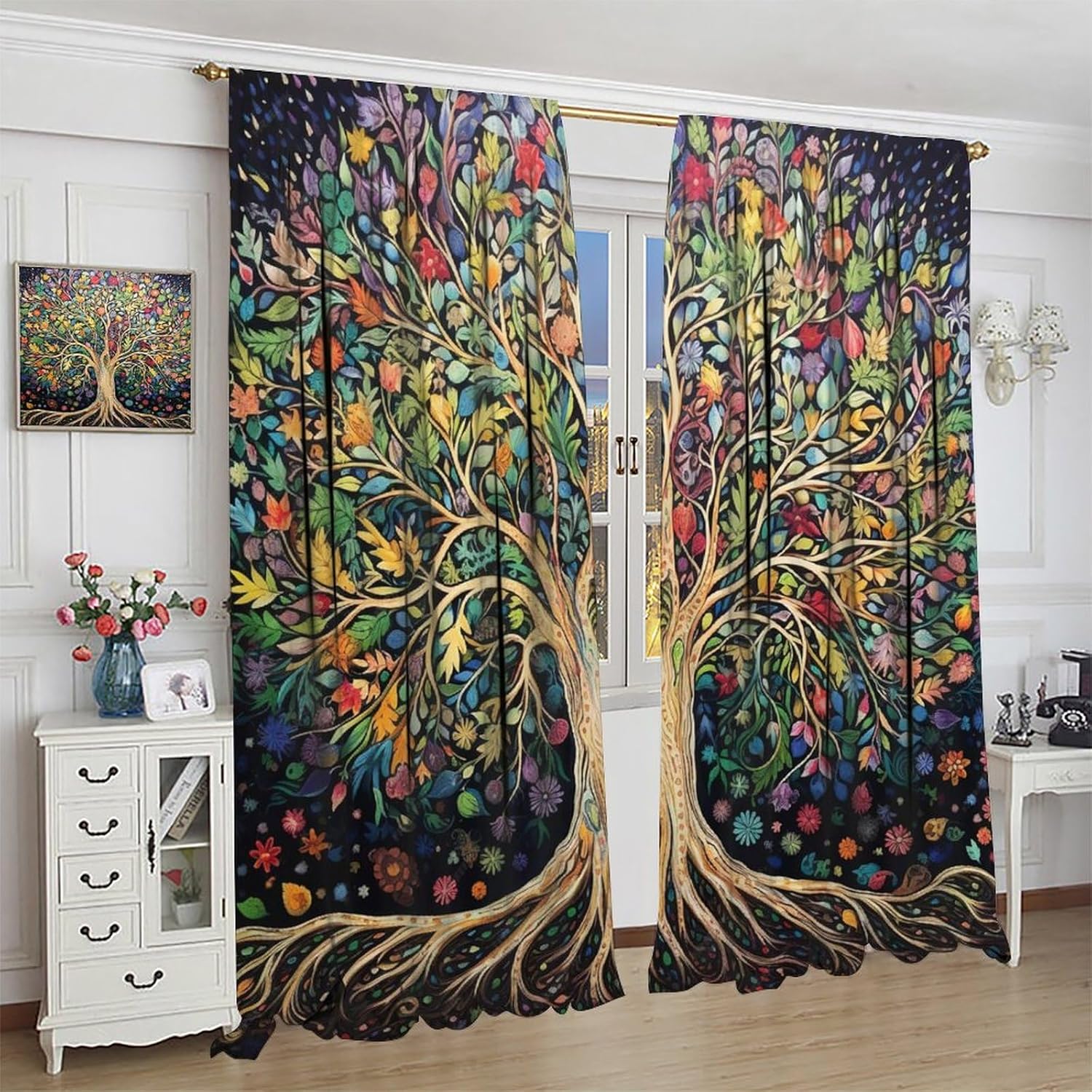 Tree of Life Curtains, Fantasy – обзор и цена Modern Korean Lifestyle