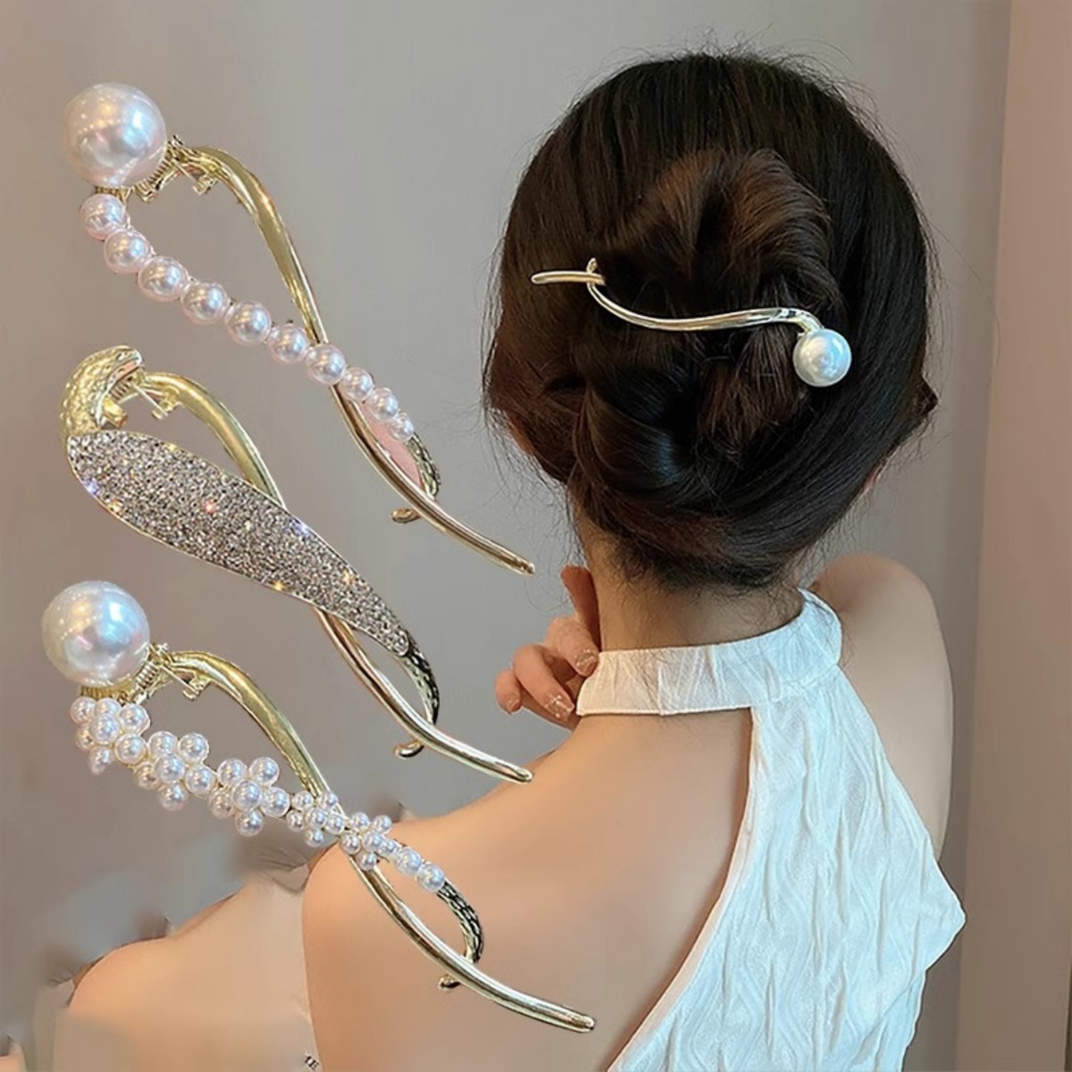 Elegant Glitter Pearl Hair Cli – обзор и цена Korean Lifestyle & Kids Boutique Photos