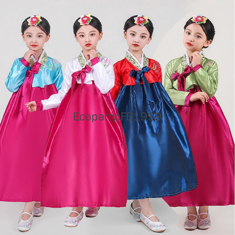 4 Colors Girls Hanbok Dress Ko – обзор и цена Korean Lifestyle