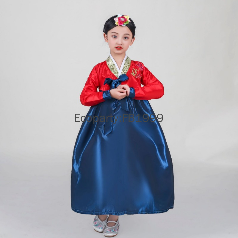 4 Colors Girls Hanbok Dress Ko – обзор и цена Korean Lifestyle