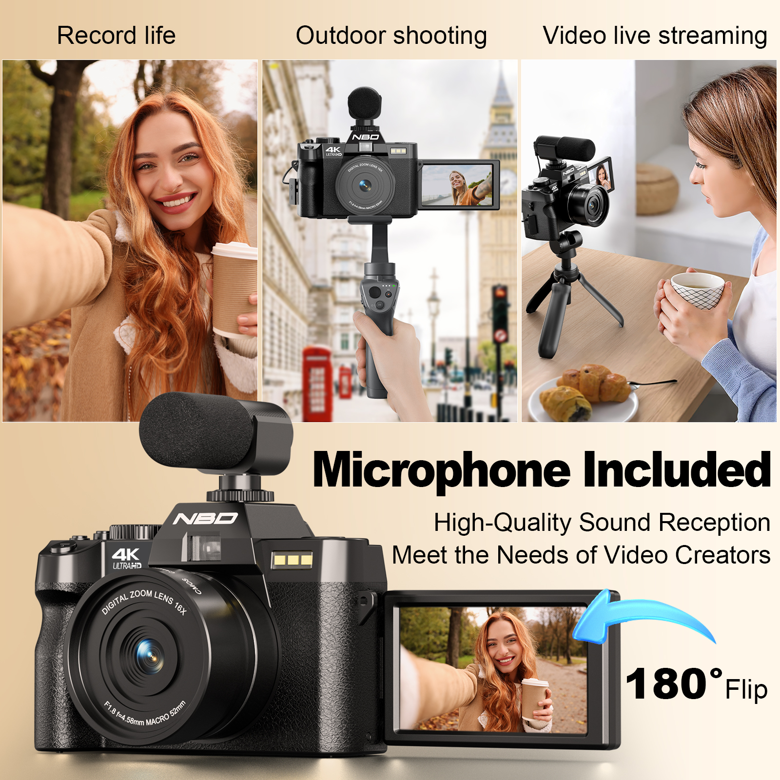 NBD 48MP 4K Digital Camera S10 – обзор и цена Korean Girl Lifestyle