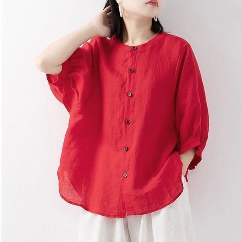 Cotton and linen shirt women's – обзор и цена Korean Lifestyle