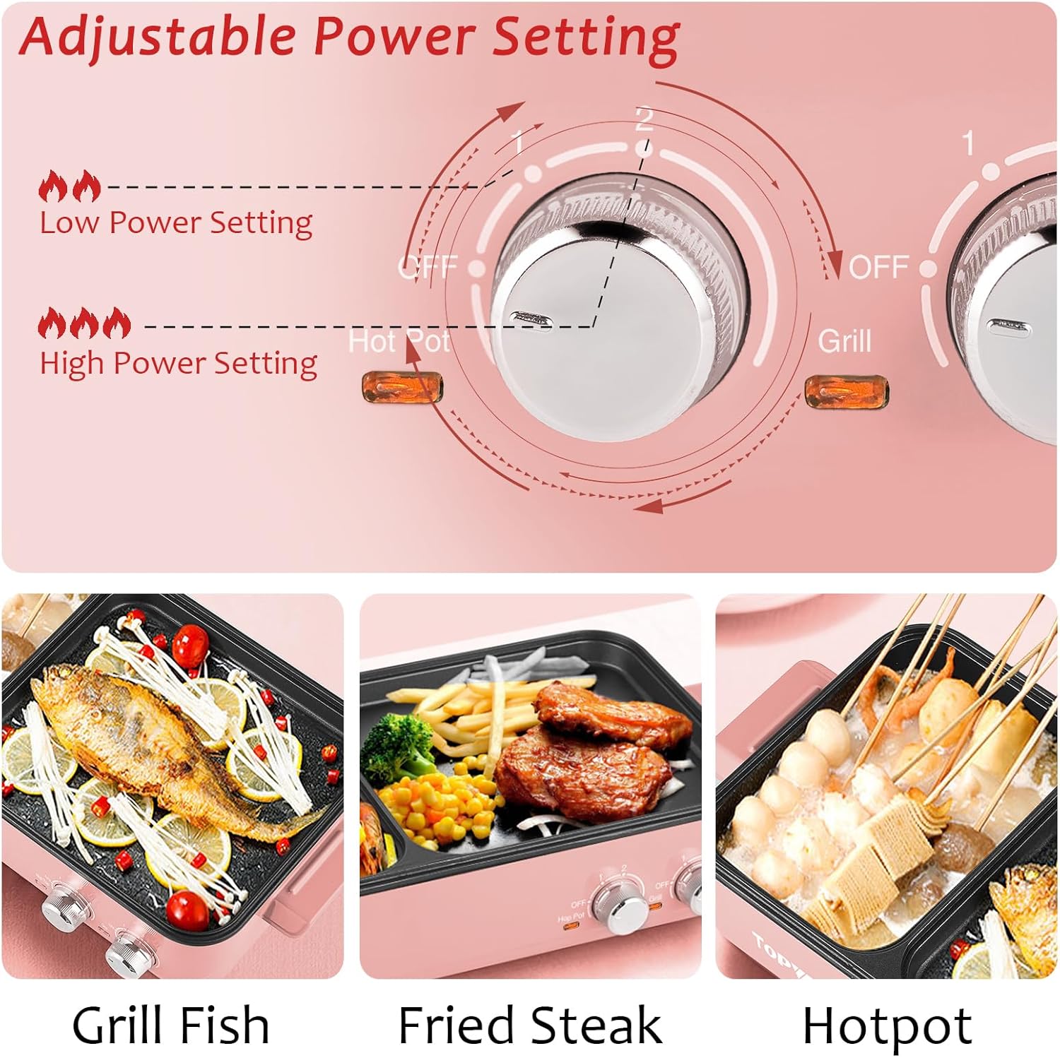 2 in 1 Hot Pot & Grill, Non-St – обзор и цена Korean Bbq Grill