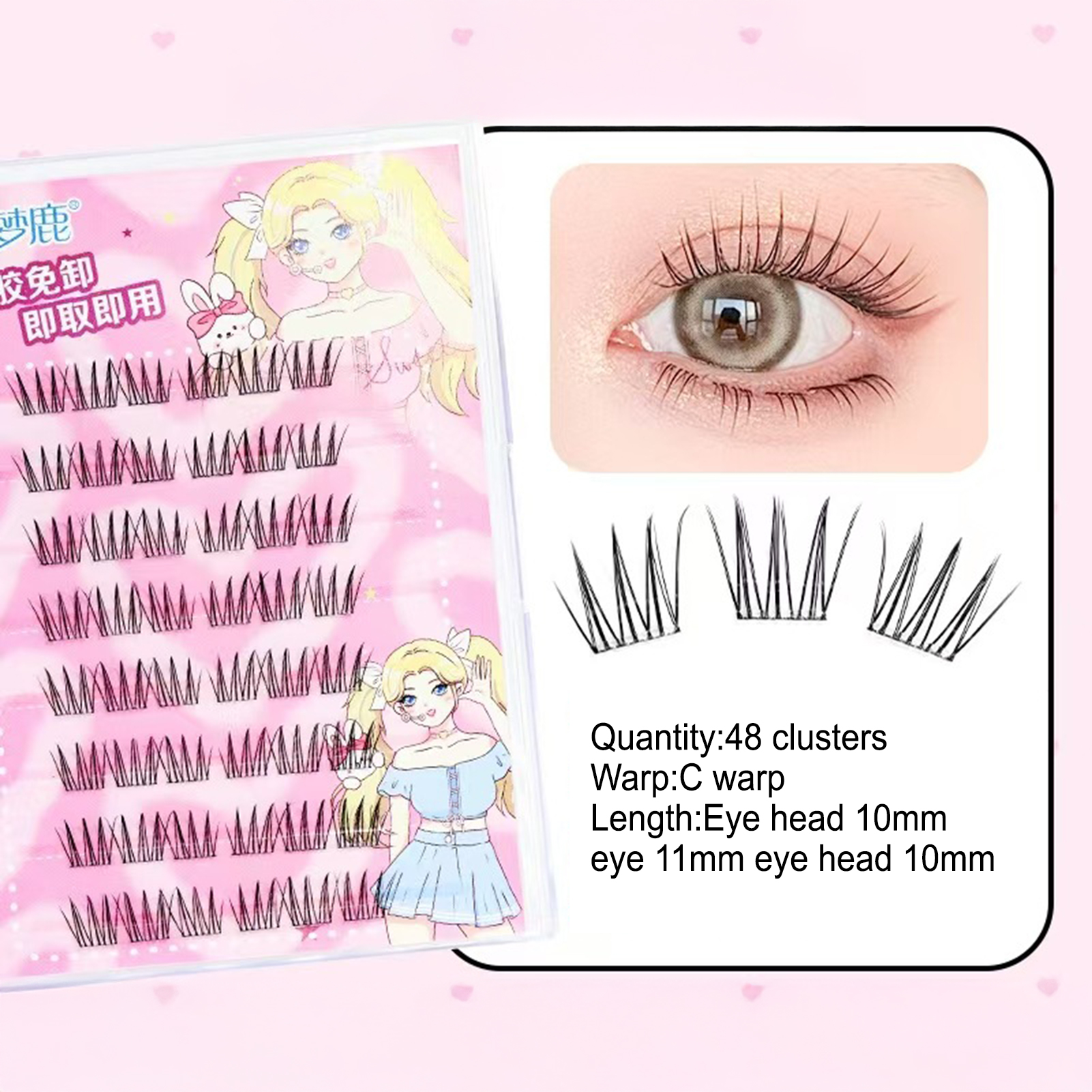 Women DIY Curling Eyelash Clus – обзор и цена Korean Daily Lifestyle