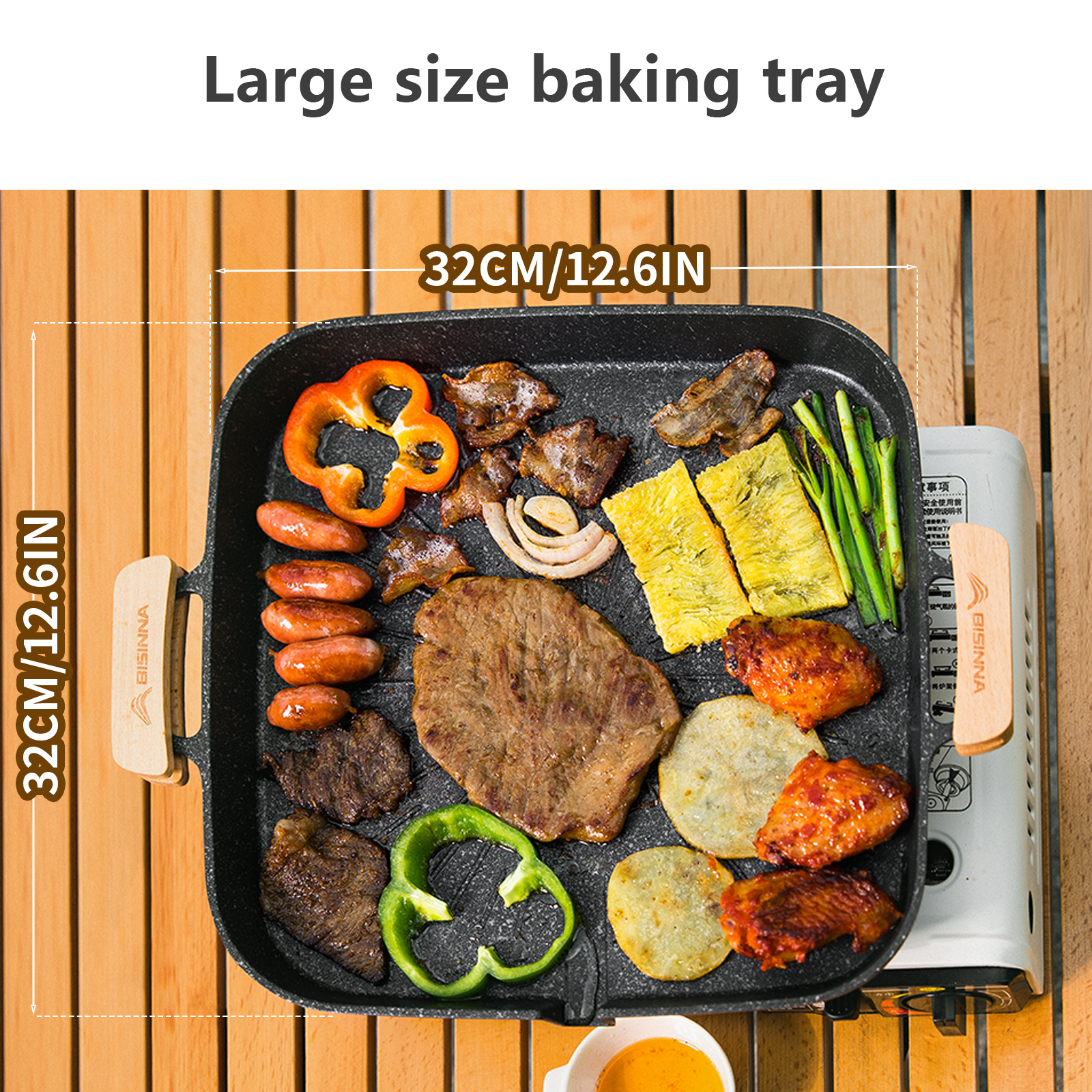 BISINNA Square BBQ Grill Pan N – обзор и цена Korean Bbq Grill