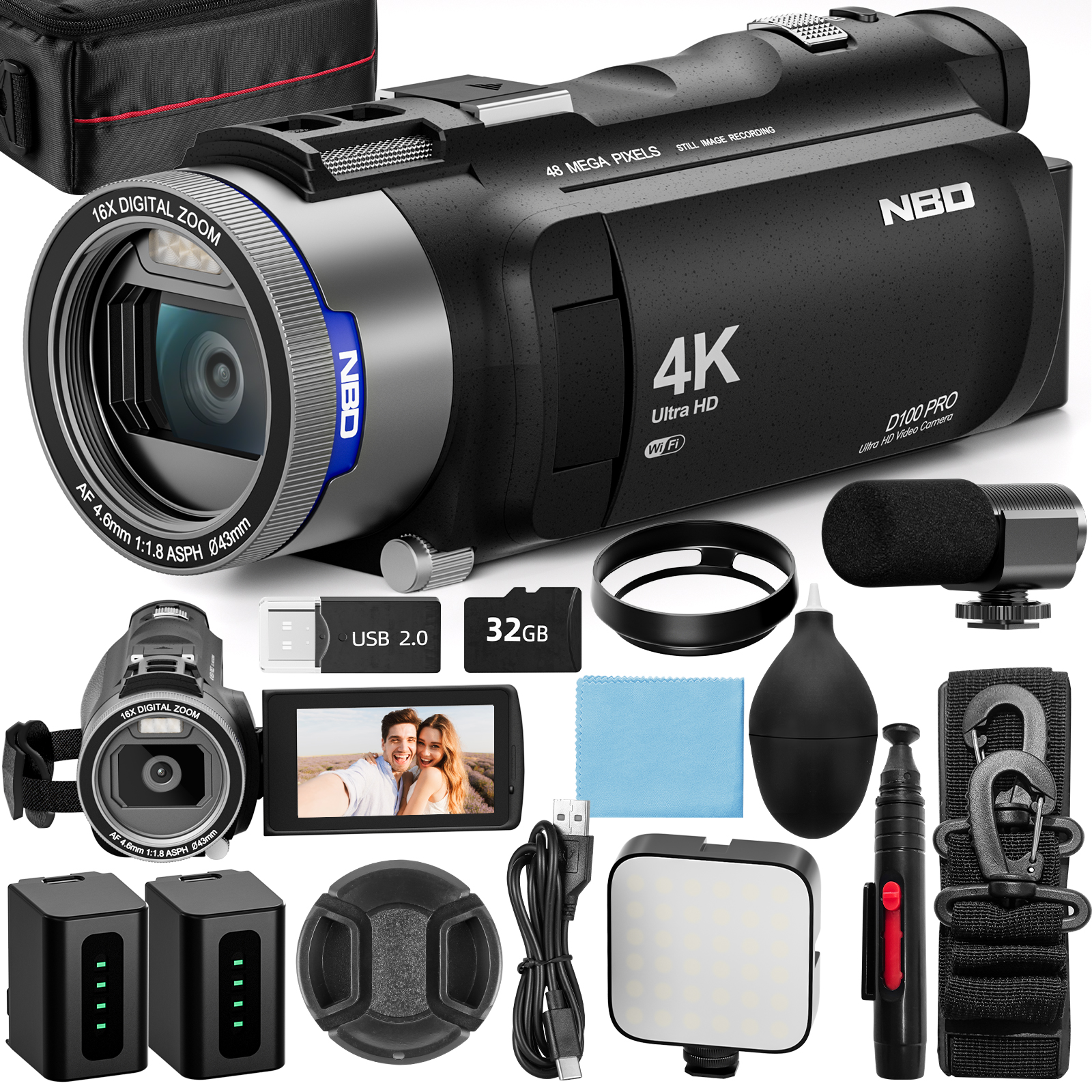 NBD 4K HD&48MP Camcorder Video – обзор и цена Korean Lifestyle & Kids Boutique Photos