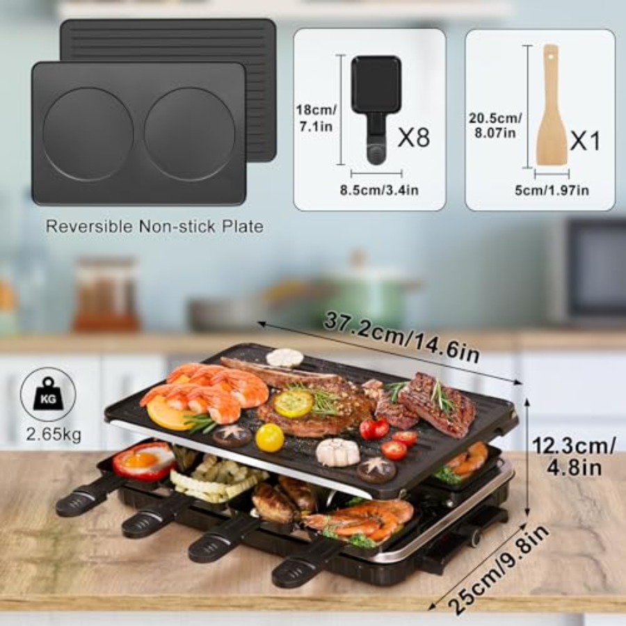 Raclette Table Grill, Indoor G – обзор и цена Korean Bbq Grill