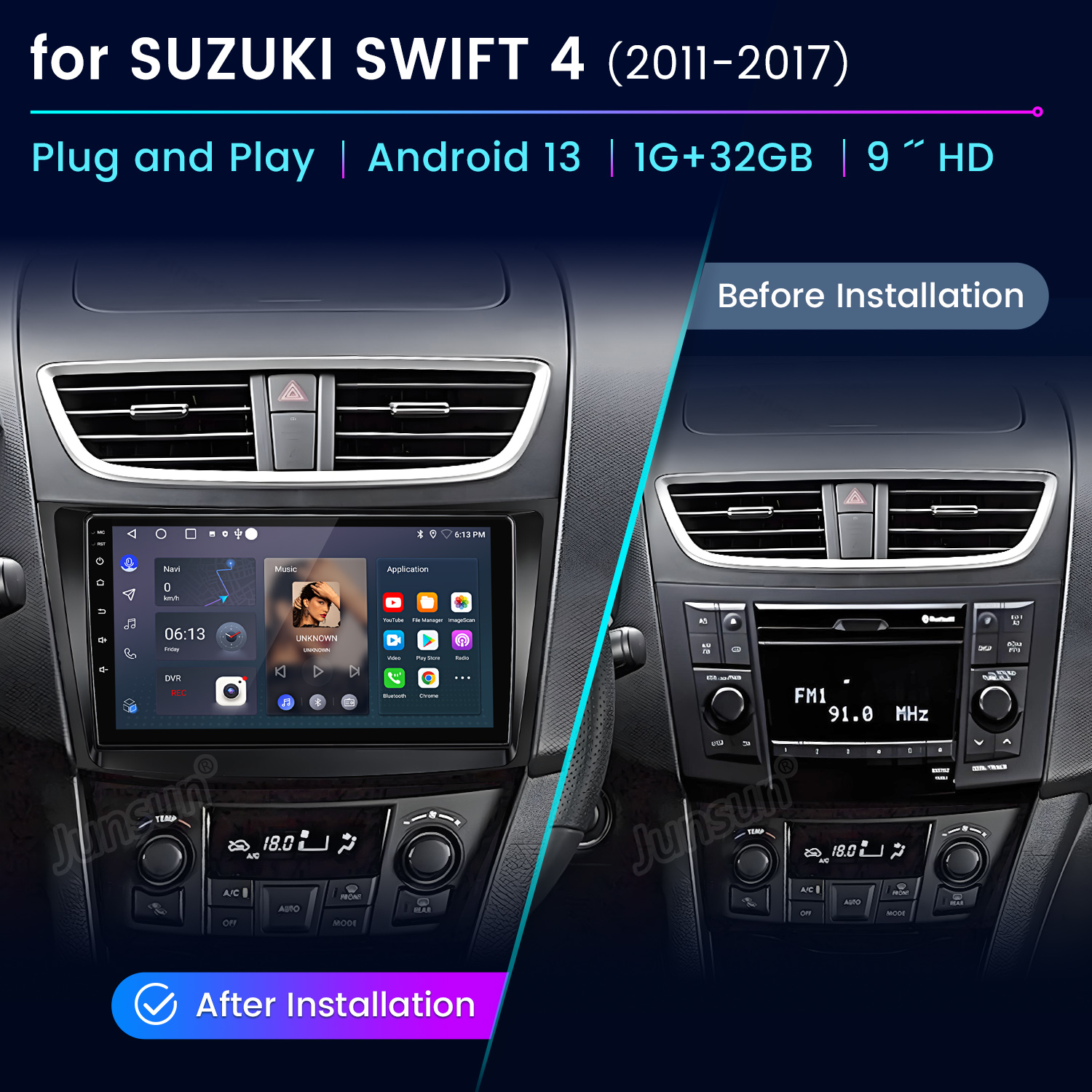 Junsun AI Voice Car Stereo Rad – обзор и цена Korean Lifestyle & Kids Boutique Photos