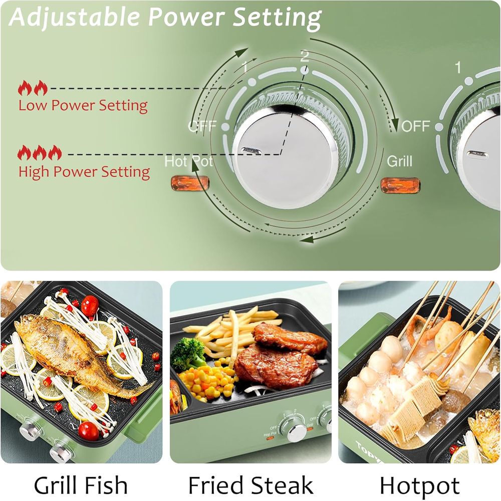 Hot Pot Electric with Grill, 2 – обзор и цена Korean Bbq Grill